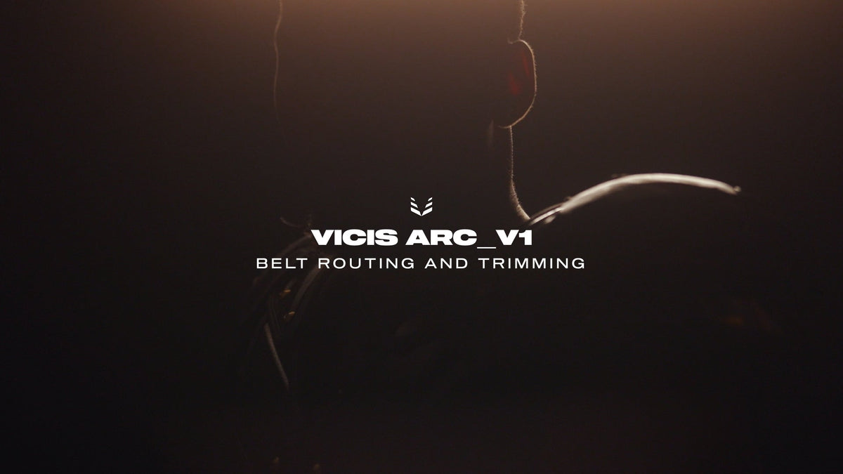 VICIS ARC_V1 Elite Shoulder Pads Belt Routing and Trimming